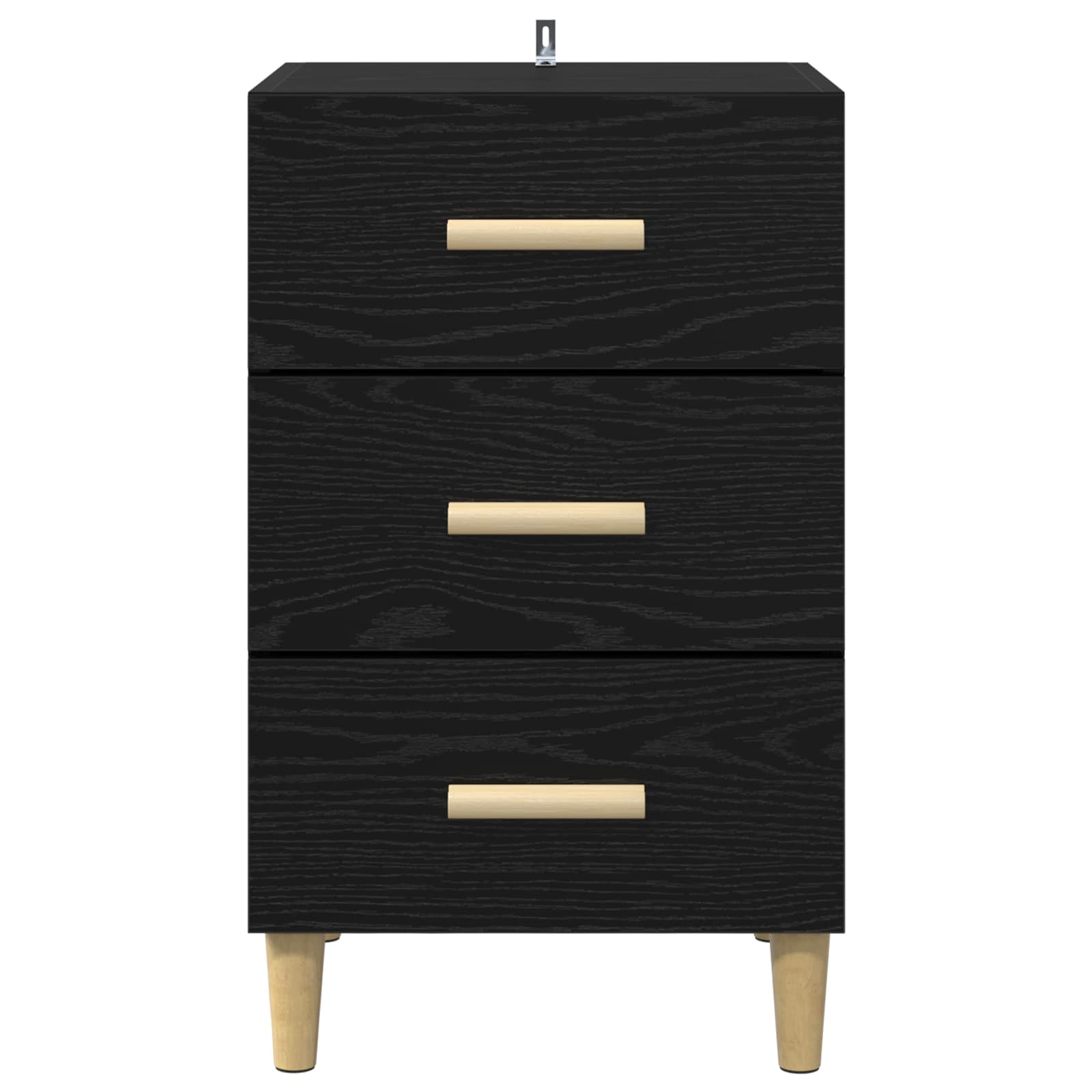 Noćni ormar Crni hrast 40 x 40 x 66 cm Konstruirano drvo