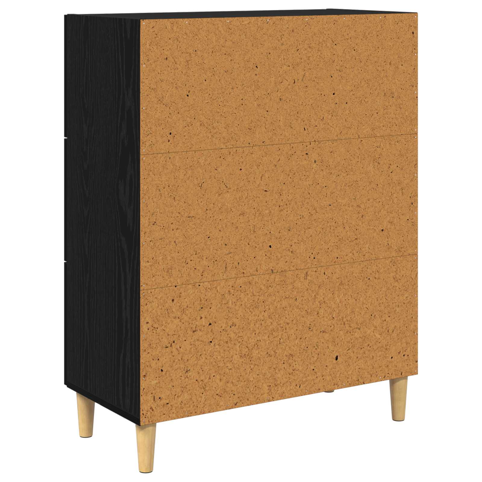 Kreveta Crni hrast 69,5 x 34 x 90 cm Konstruirano drvo