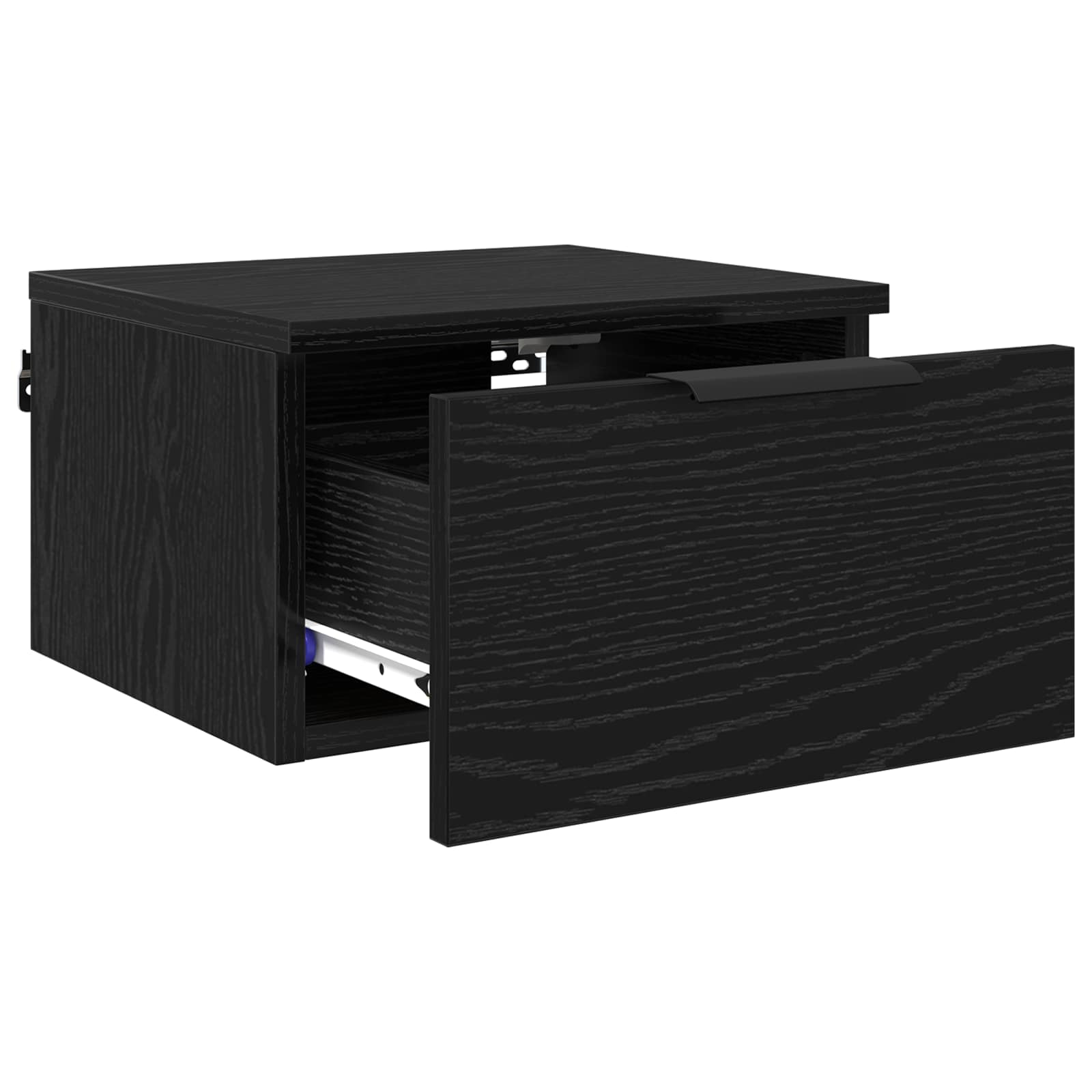 Noćni ormar Zidne Crni hrast 34 x 30 x 20 cm Konstruirano drvo
