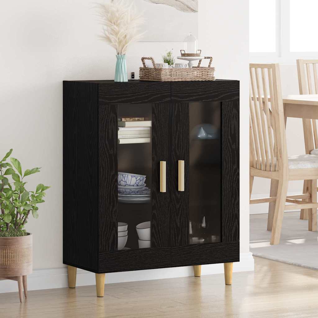 Kreveta Crni hrast 69,5 x 34 x 90 cm Konstruirano drvo