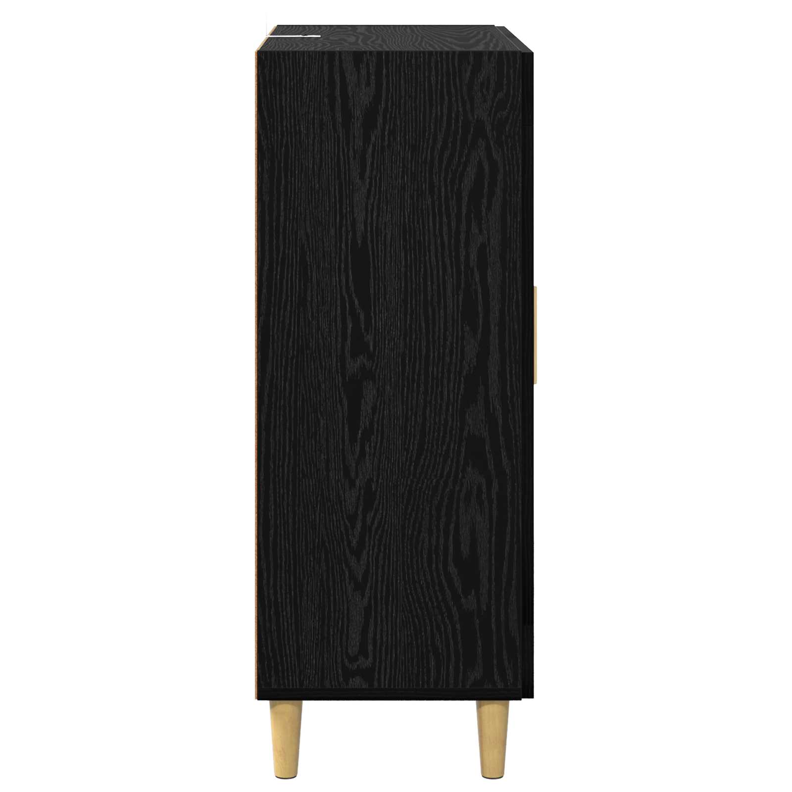 Kreveta Crni hrast 69,5 x 34 x 90 cm Konstruirano drvo