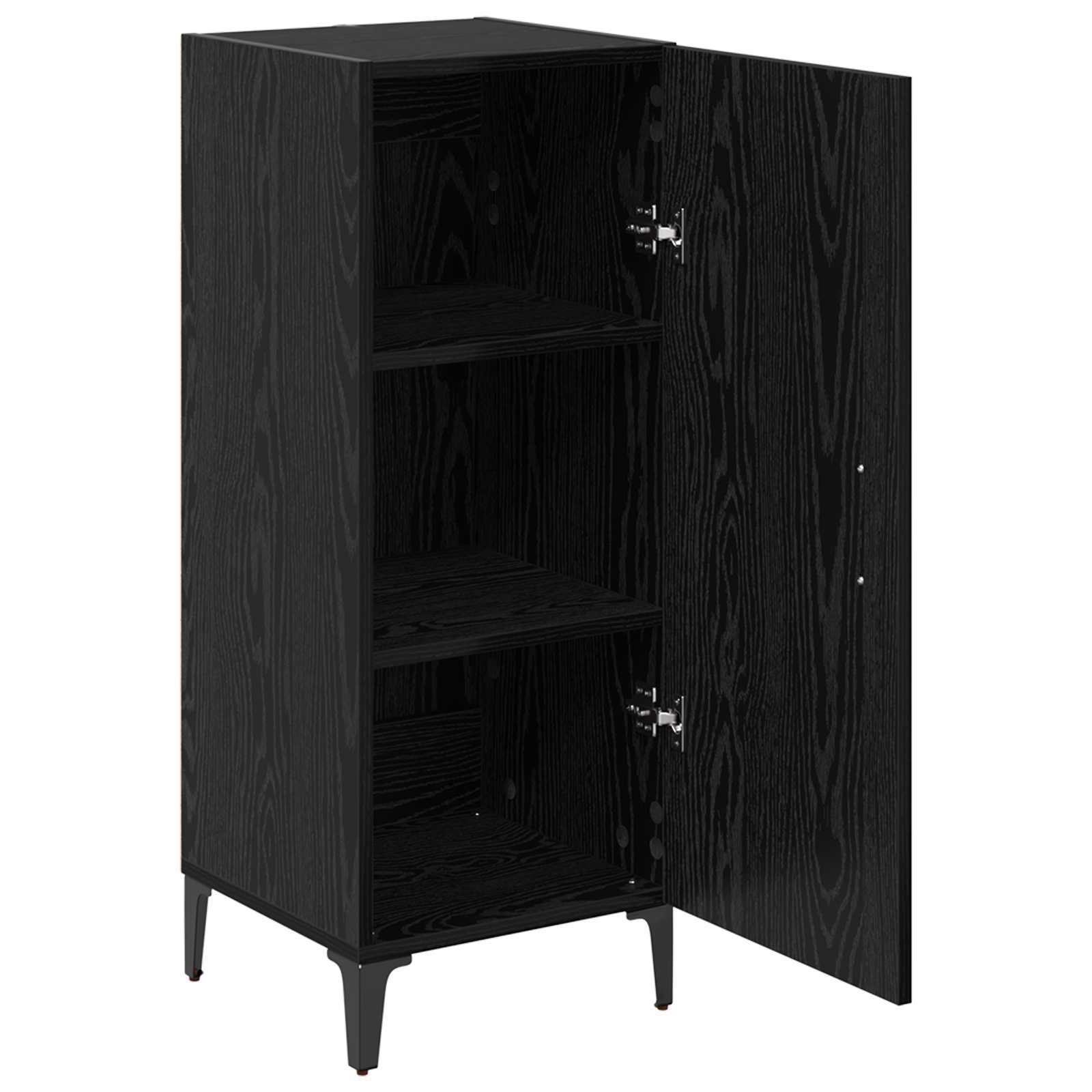Kreveta Zidne Crni hrast 34,5 x 34 x 90 cm Konstruirano drvo