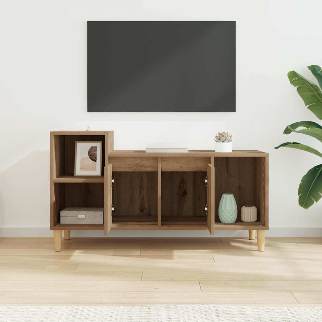 TV ormar Umjetnički hrast 100 x 35 x 55 cm Konstruirano drvo