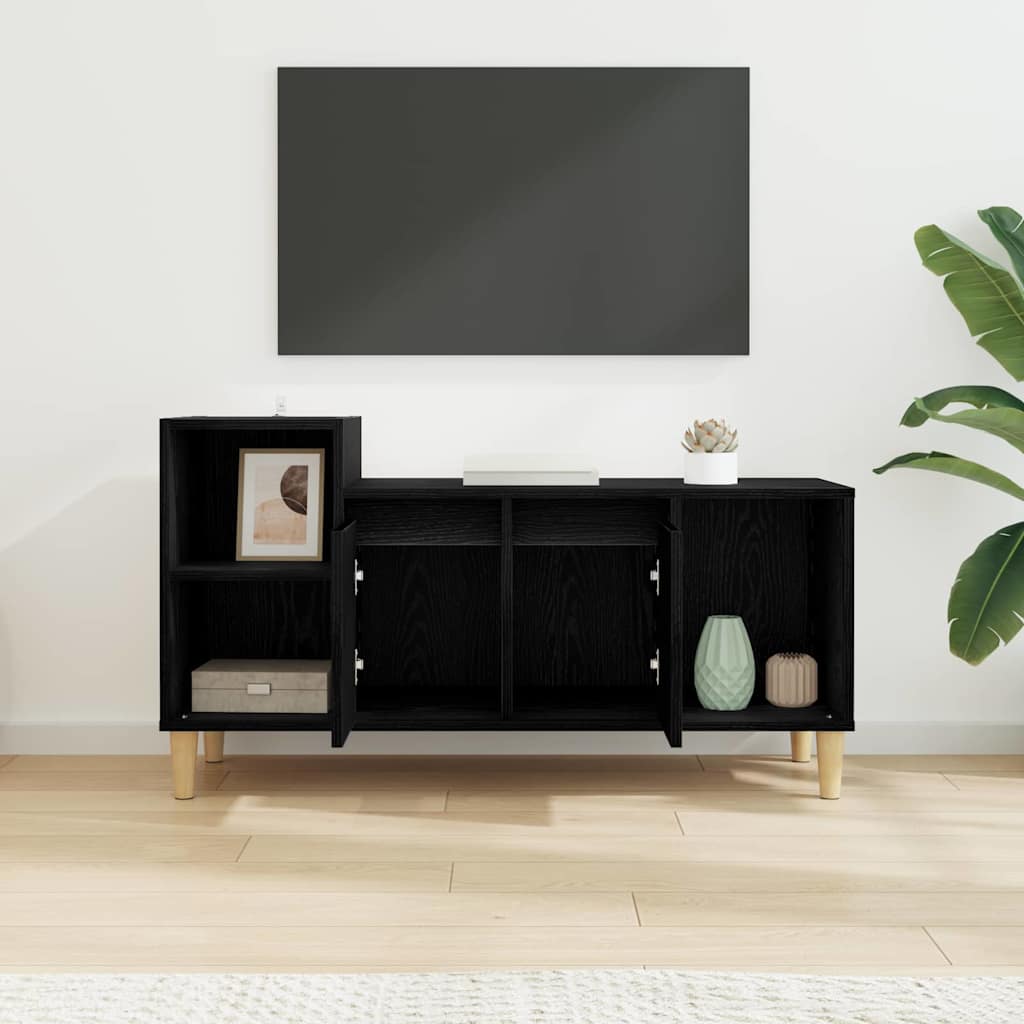 TV ormar Crni hrast 100 x 35 x 55 cm Konstruirano drvo