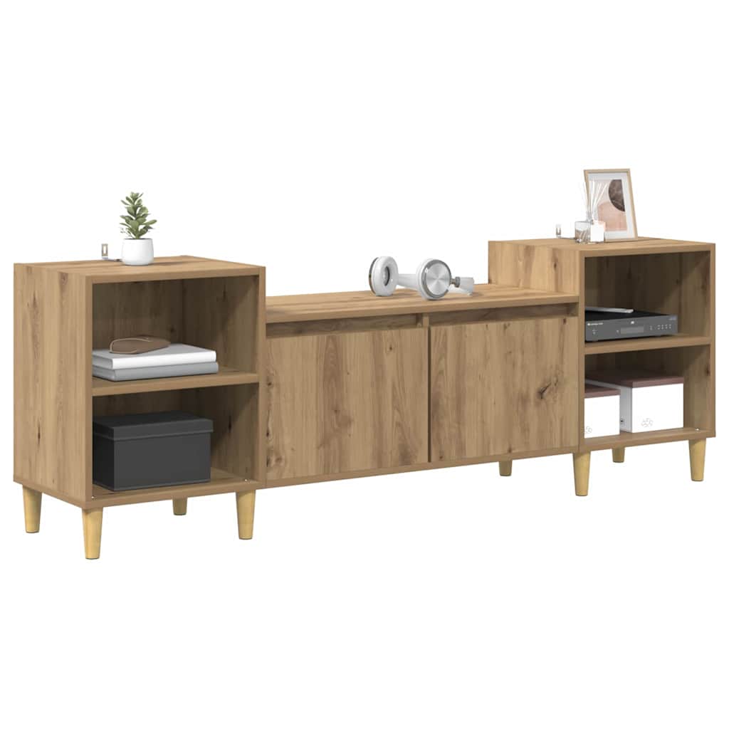TV ormar 160 x 35 x 55 cm Umjetnički hrast Konstruirano drvo