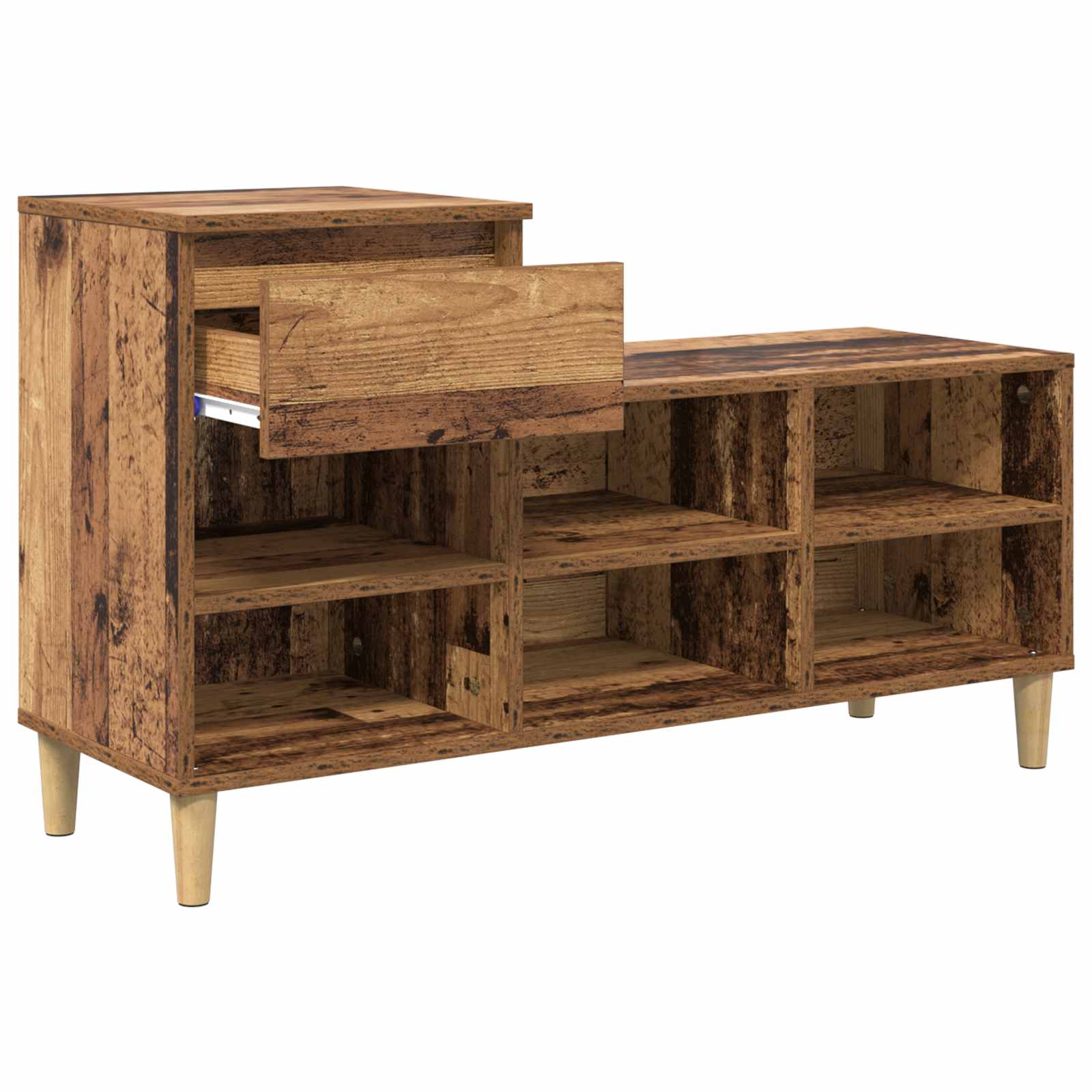 Ormar za cipele Staro drvo 102 x 36 x 60 cm Konstruirano drvo