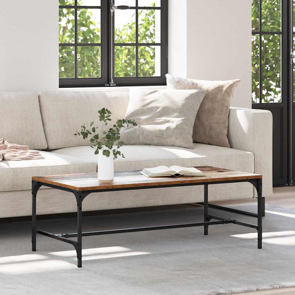 Kava Stol Staro drvo 100 x 50 x 35 cm Konstruirano drvo