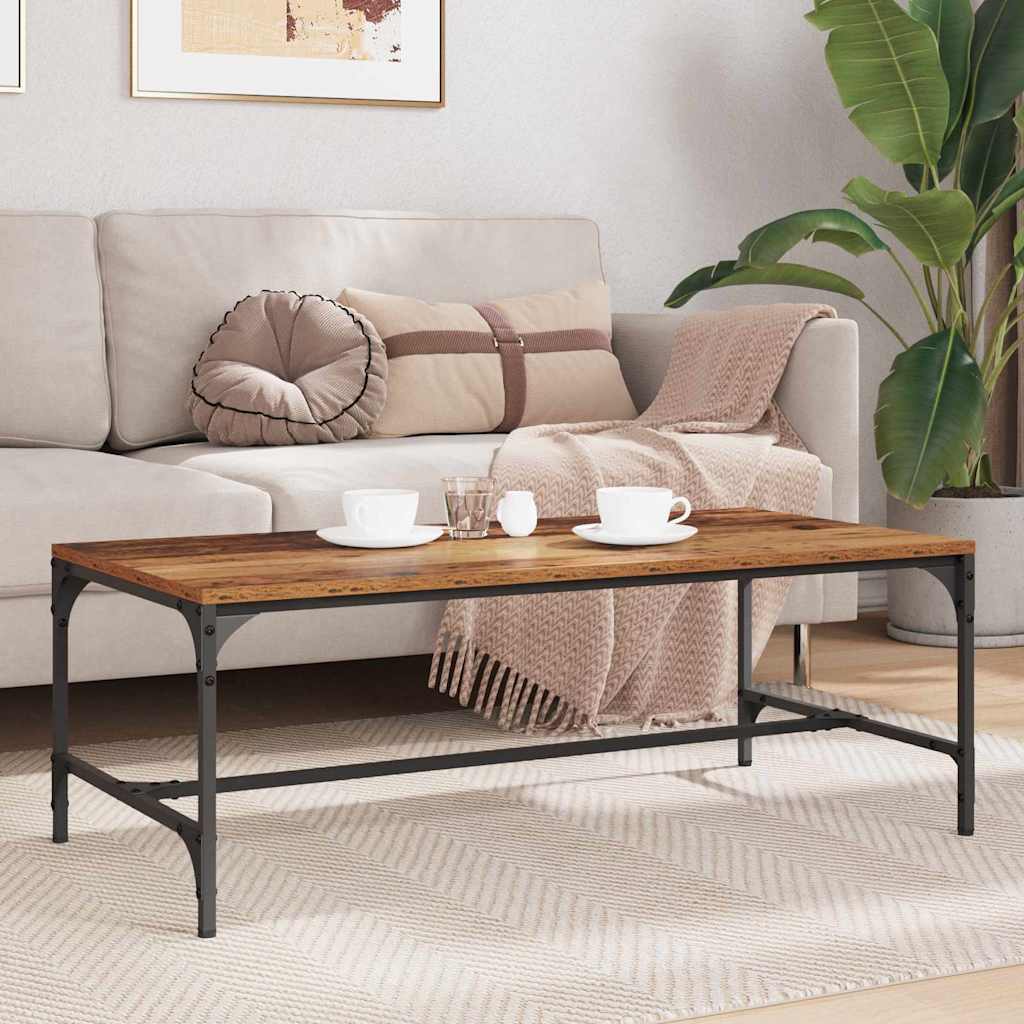 Kava Stol Staro drvo 100 x 50 x 35 cm Konstruirano drvo