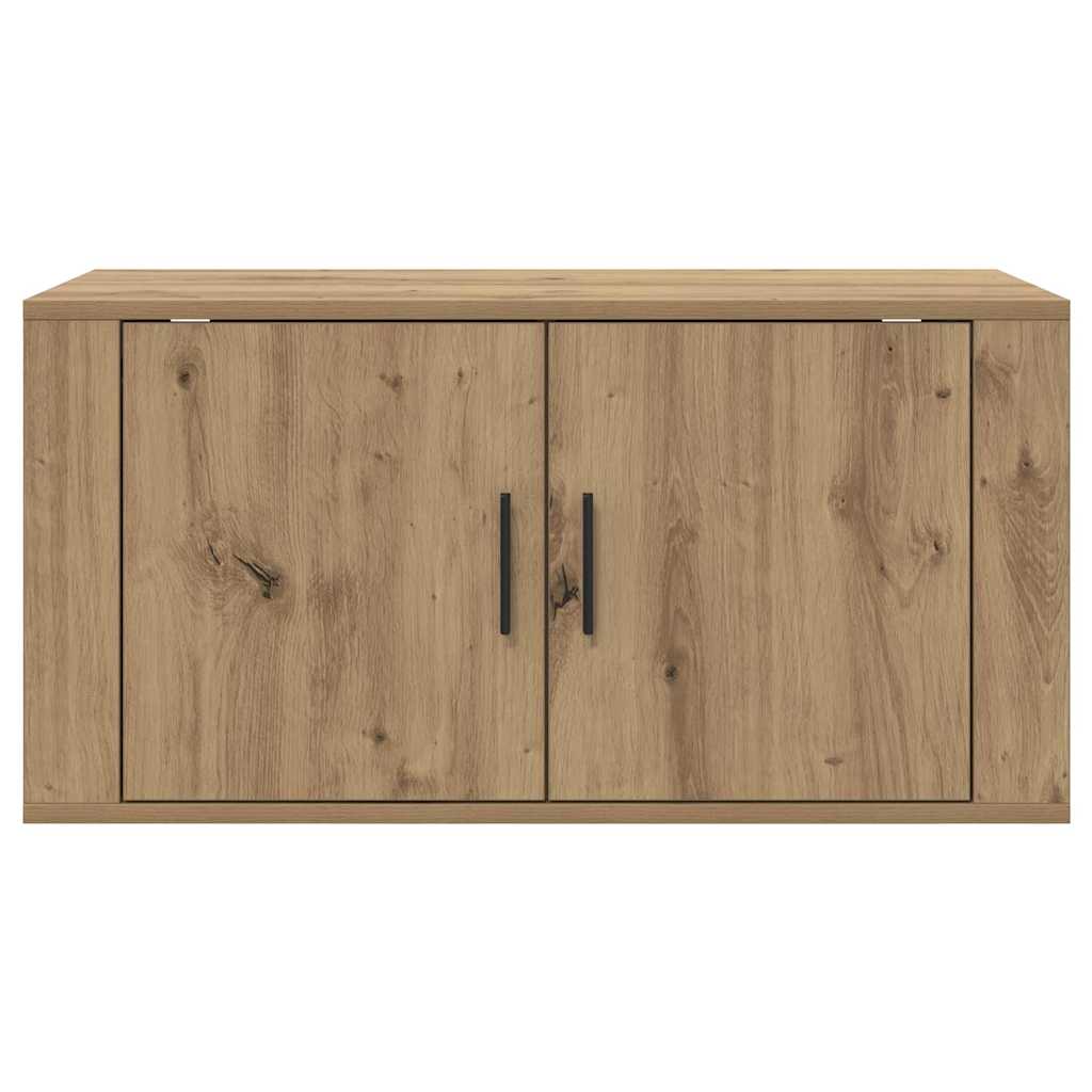 Ormar za TV montiran na zid hrast artisan 80 x 34.5 x 40 cm