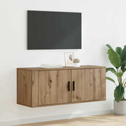 Ormar za TV montiran na zid Umjetnički hrast 100 x 34,5 x 40 cm
