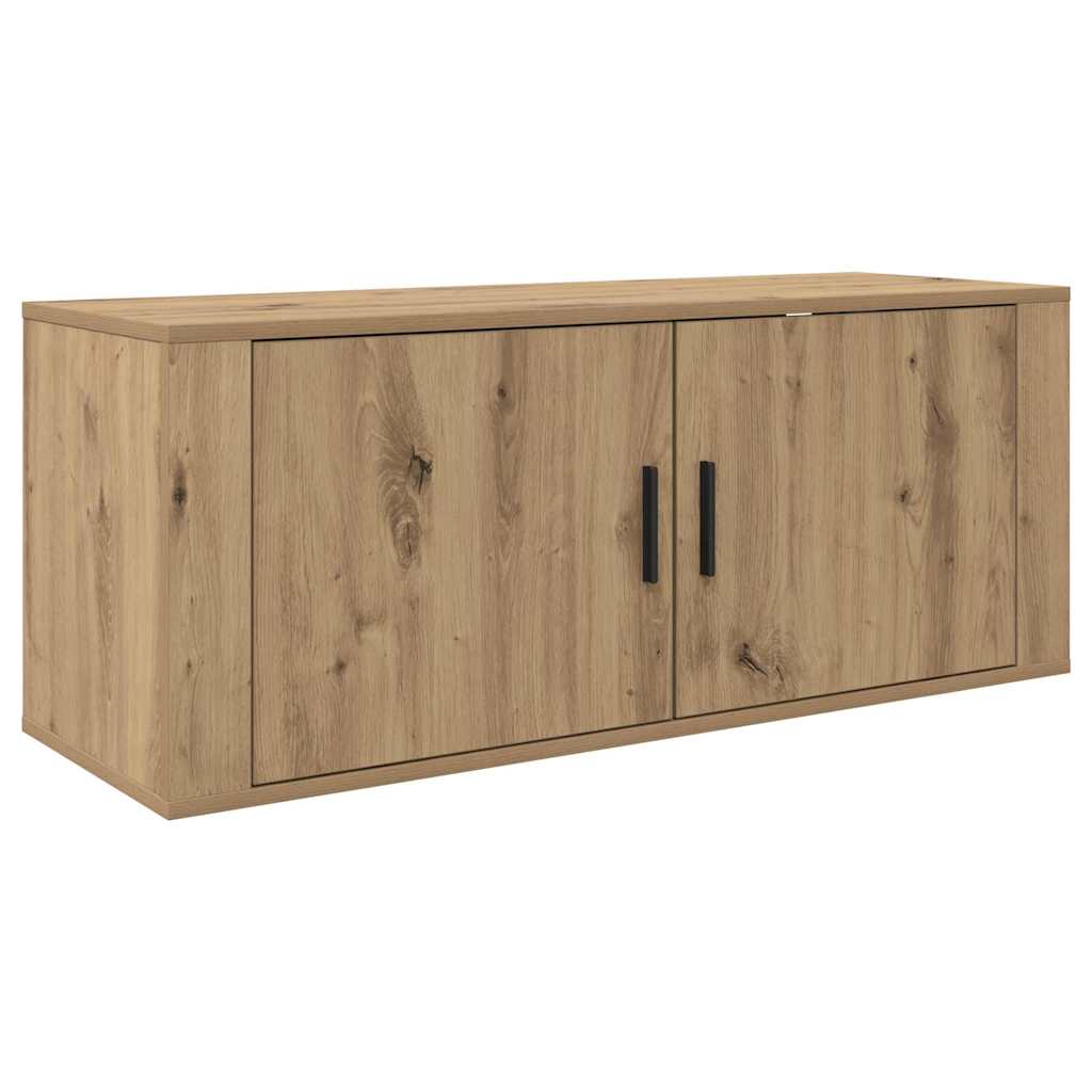 Ormar za TV montiran na zid Umjetnički hrast 100 x 34,5 x 40 cm