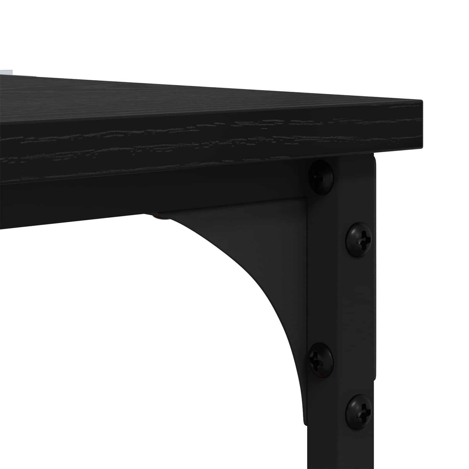 Bocni stol Crni hrast 40 x 30 x 75 cm Konstruirano drvo