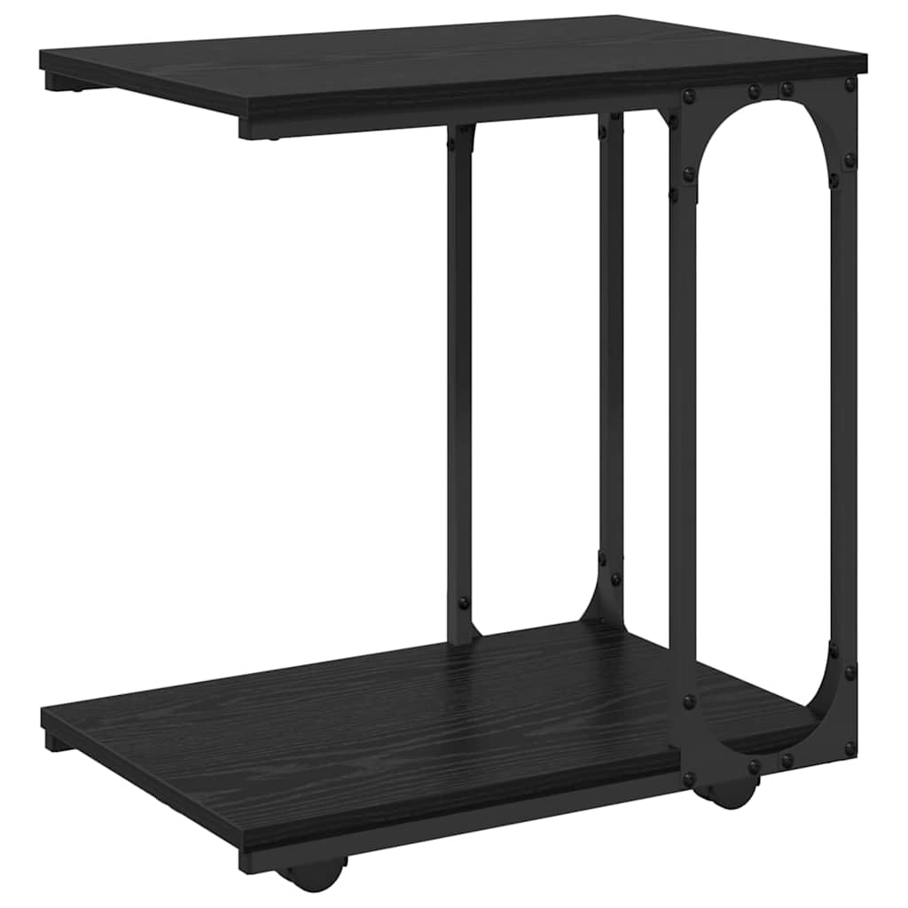 Bocni stol Crni hrast 50 x 35 x 55.5 cm Konstruirano drvo