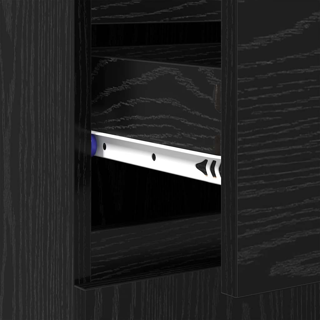 Kreveta s ladicama Crni hrast 60 x 35 x 70 cm Konstruirano drvo