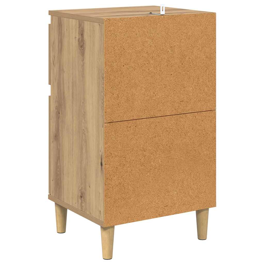 Noćni ormar Umjetnički hrast 40 x 35 x 70 cm Konstruirano drvo