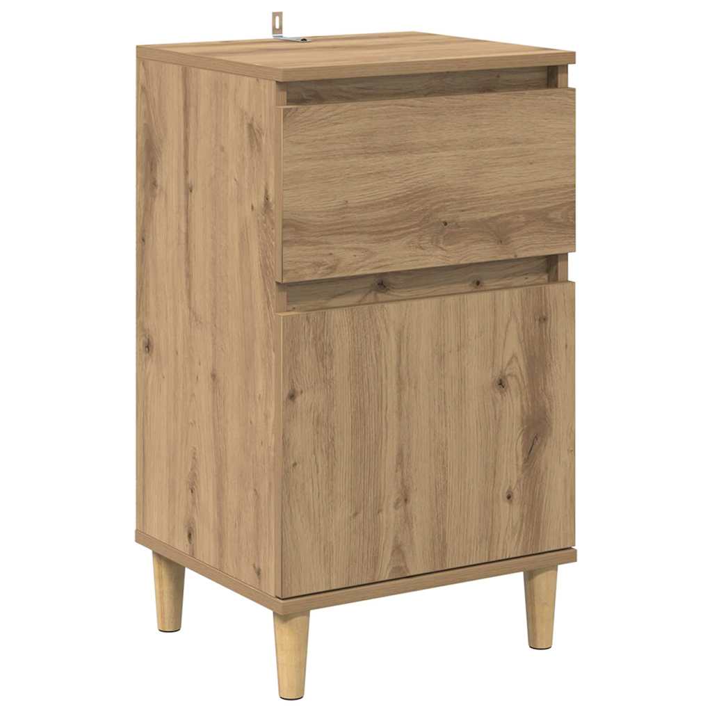 Noćni ormar s ladicama 2 pcs Umjetnički hrast 40 x 35 x 70 cm