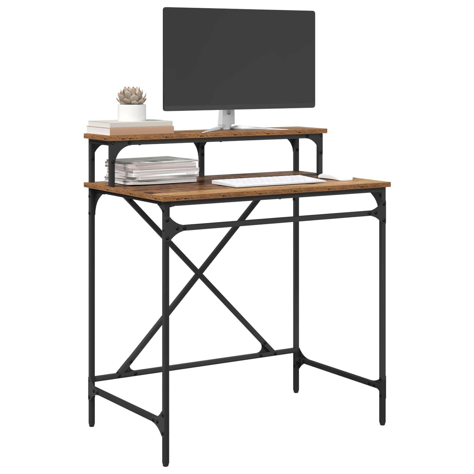 Stol Staro drvo 80 x 50 x 90 cm Konstruirano drvo