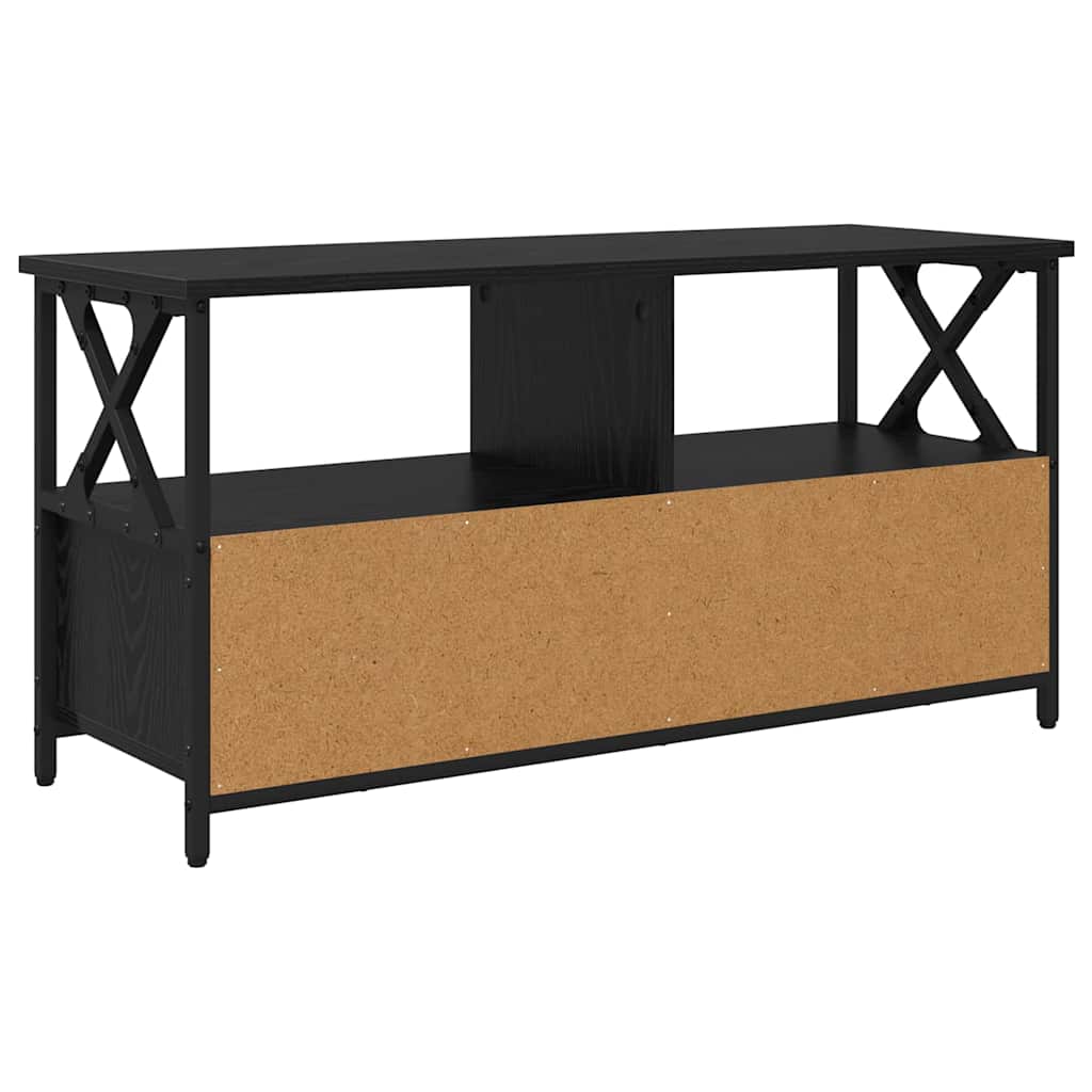 TV ormar Crni hrast 90 x 33 x 45 cm Inženjerska drva i čelik