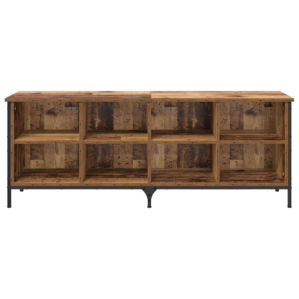 Ormar za cipele s policom Staro drvo 131 x 35 x 50 cm