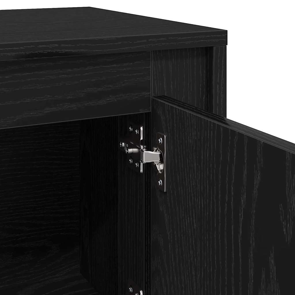 TV ormar 102 x 35 x 45 cm Crni hrast Konstruirano drvo