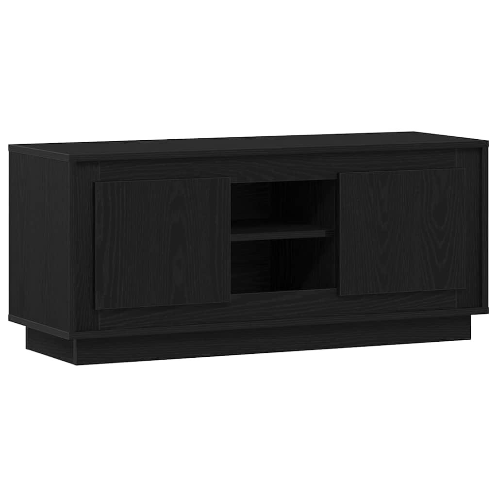 TV ormar 102 x 35 x 45 cm Crni hrast Konstruirano drvo