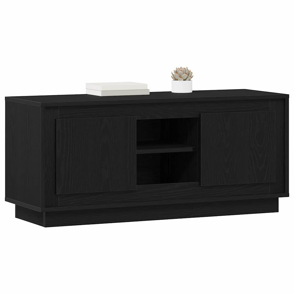 TV ormar 102 x 35 x 45 cm Crni hrast Konstruirano drvo