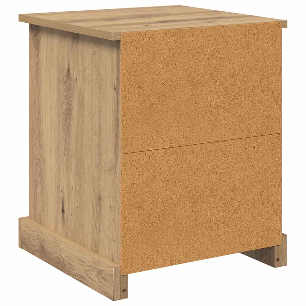 Noćni ormar s ladicama Umjetnički hrast 39 x 39 x 47.5 cm