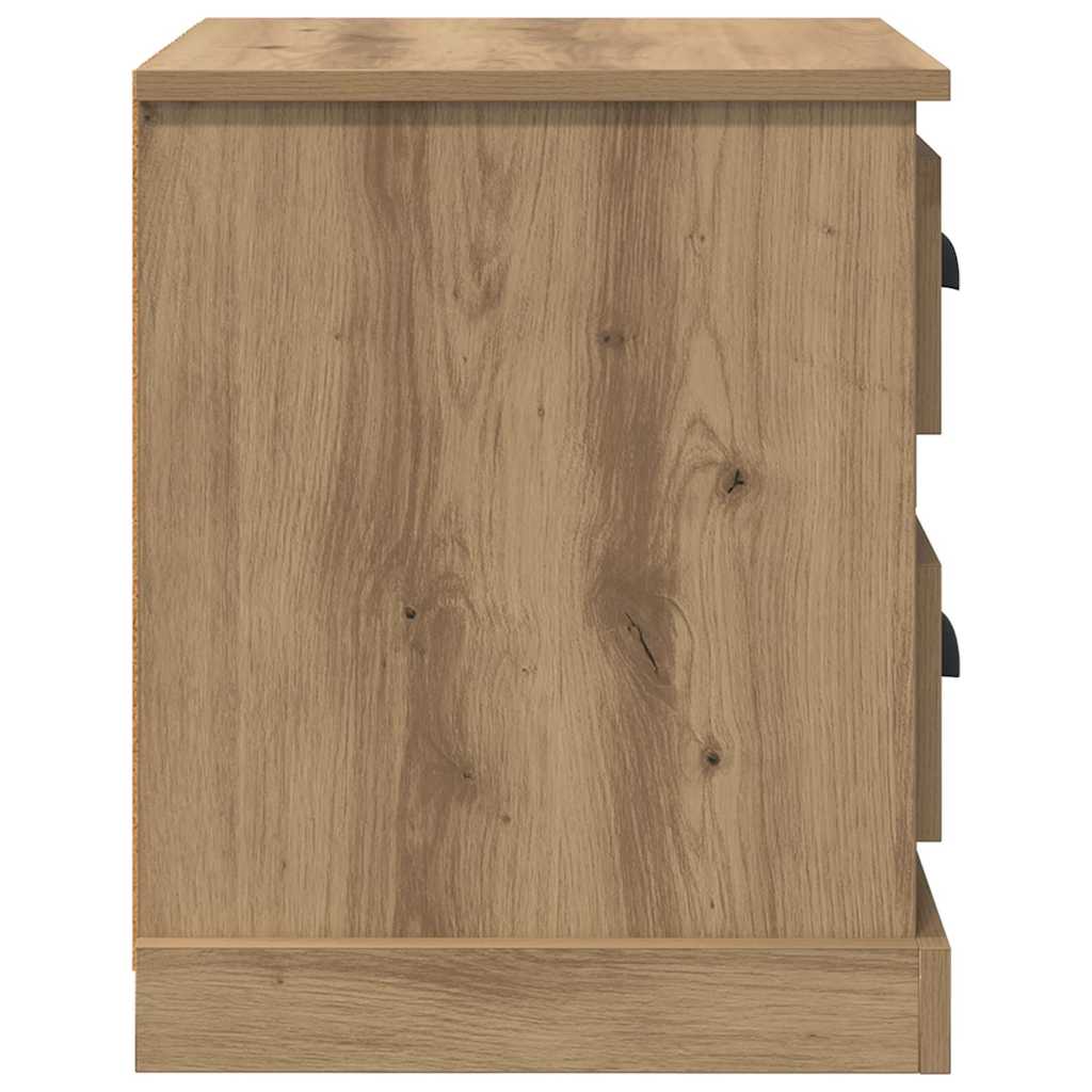 Noćni ormar s ladicama Umjetnički hrast 39 x 39 x 47.5 cm