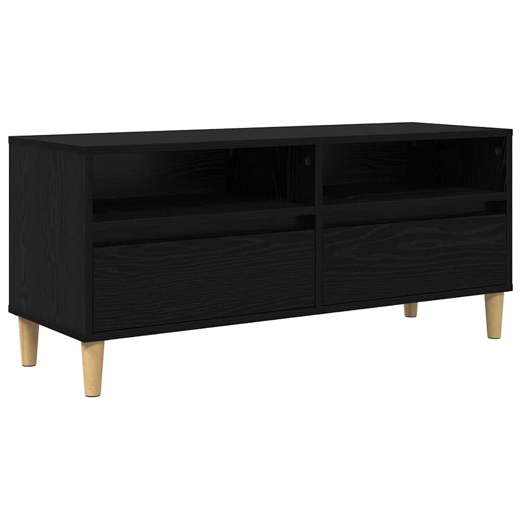 TV ormar Crni hrast 100 x 34,5 x 44,5 cm Konstruirano drvo