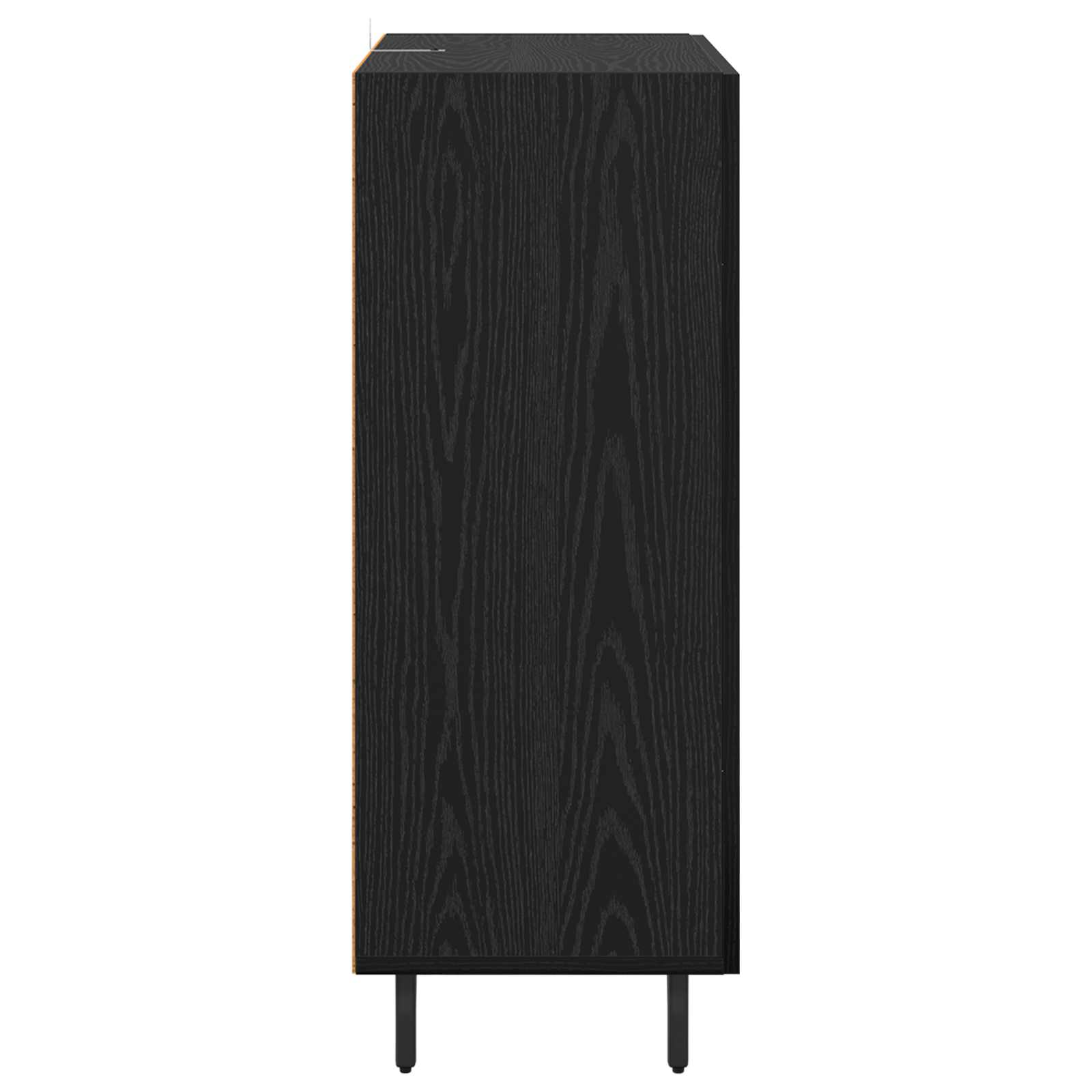 Kreveta Crni hrast 69,5 x 34 x 90 cm Konstruirano drvo