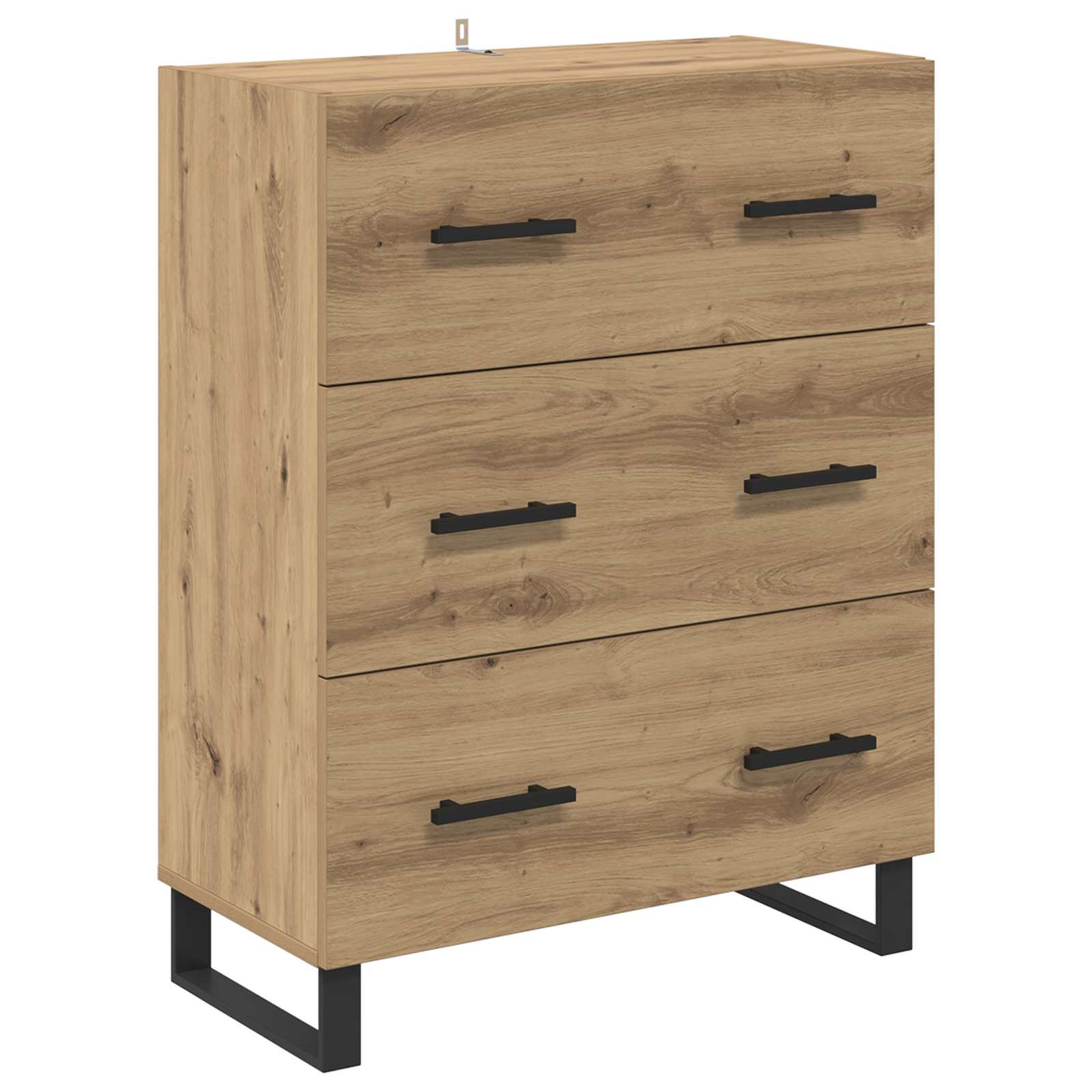 Kreveta s ladicama Umjetnički hrast 69,5 x 34 x 90 cm