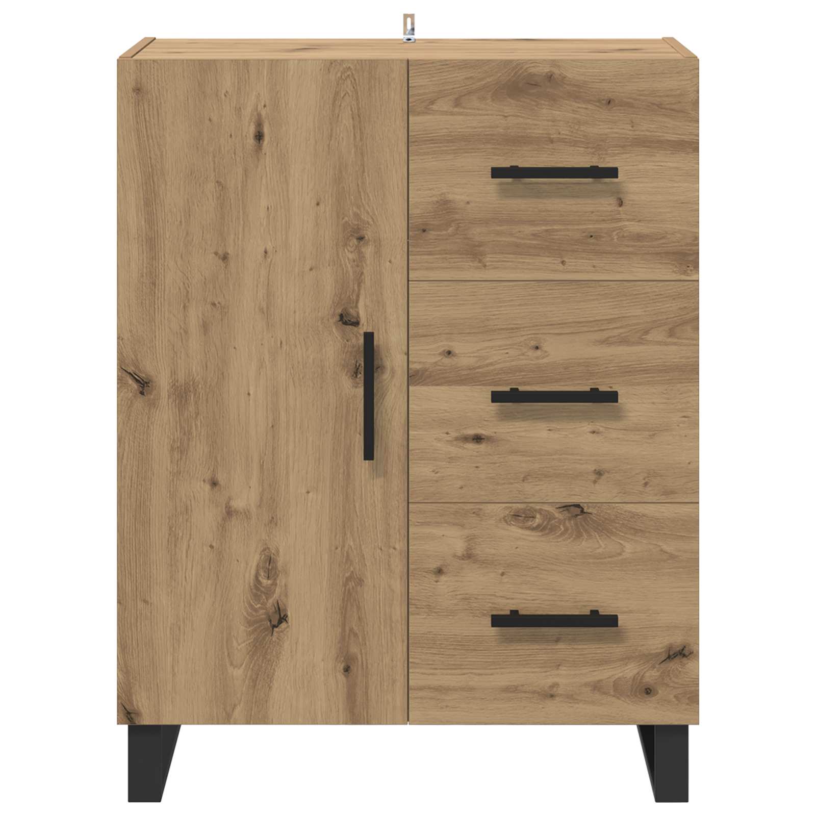 Kreveta s ladicama Umjetnički hrast 69,5 x 34 x 90 cm
