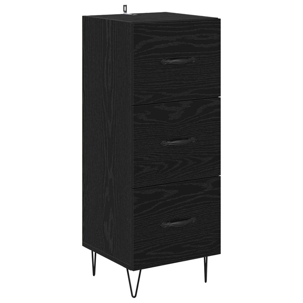 Kreveta Crni hrast 34 x 34.5 x 90 cm Konstruirano drvo