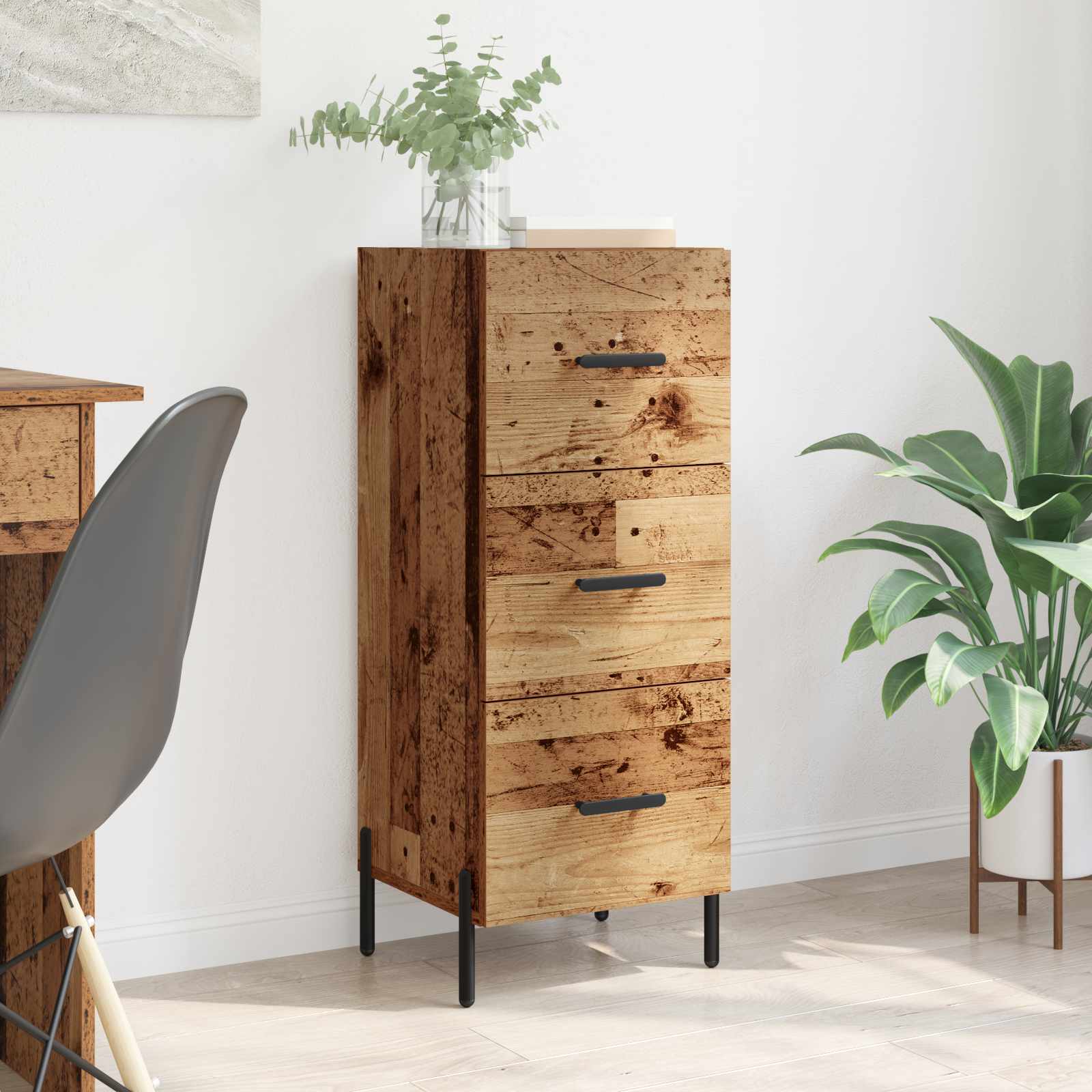 Kreveta Staro drvo 34 x 34.5 x 90 cm Konstruirano drvo