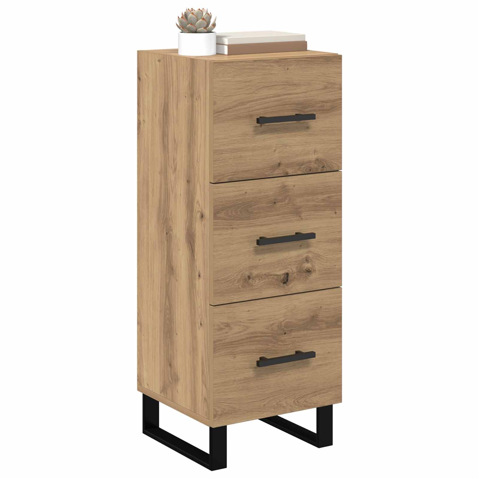Kreveta s ladicama Umjetnički hrast 34,5 x 34 x 90 cm