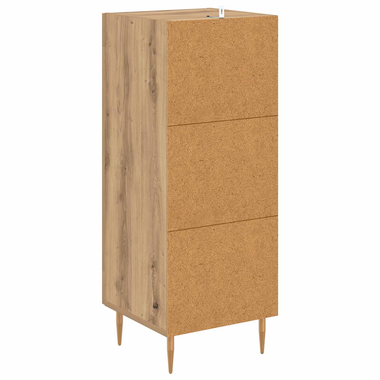 Kreveta hrast artisan 34 x 34.5 x 90 cm Konstruirano drvo