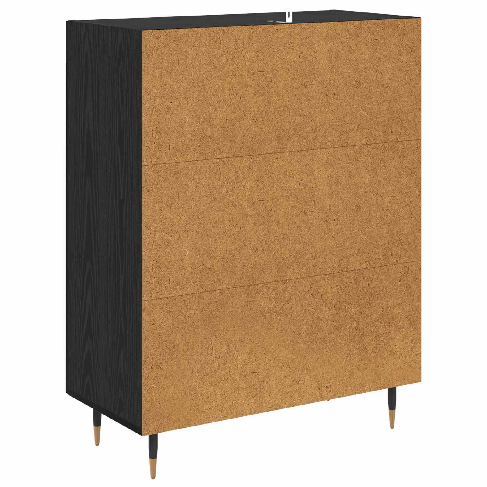 Kreveta Crni hrast 69,5 x 34 x 90 cm Konstruirano drvo