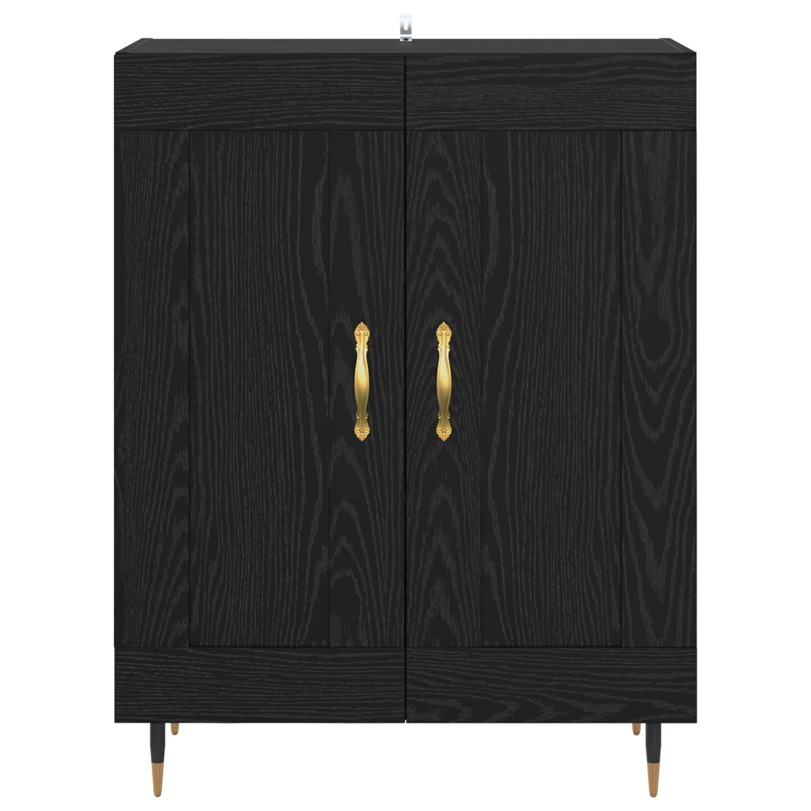 Kreveta Crni hrast 69,5 x 34 x 90 cm Konstruirano drvo