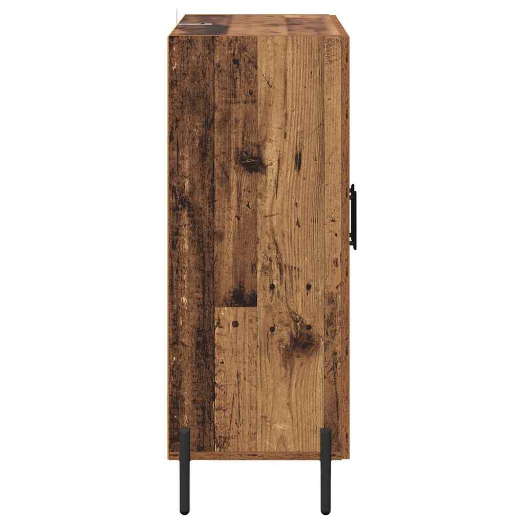 Kreveta Staro drvo 69,5 x 34 x 90 cm Obrađeno drvo i čelik