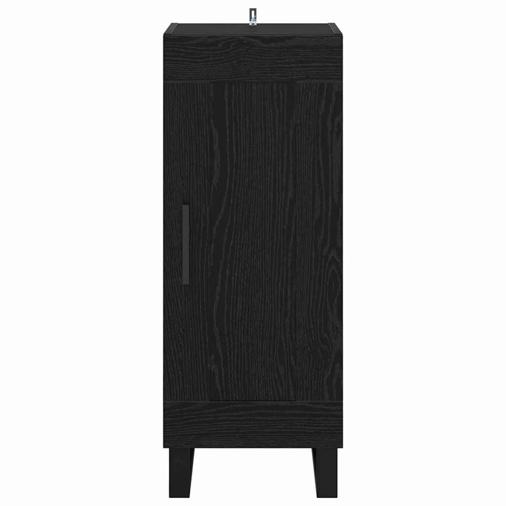 Kreveta Crni hrast 34,5 x 34 x 90 cm Obrađeno drvo i čelik
