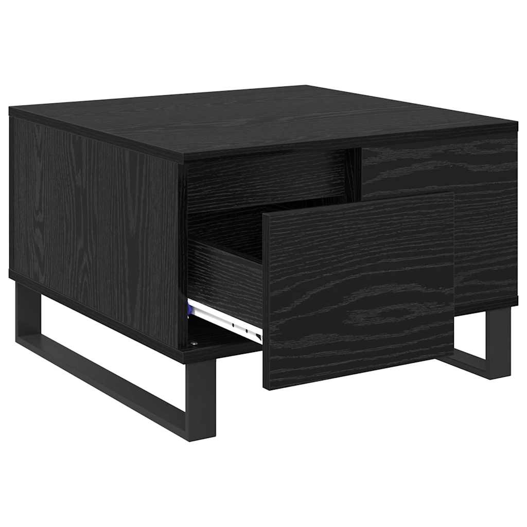 Kava Stol Crni hrast 55 x 55 x 36,5 cm Konstruirano drvo