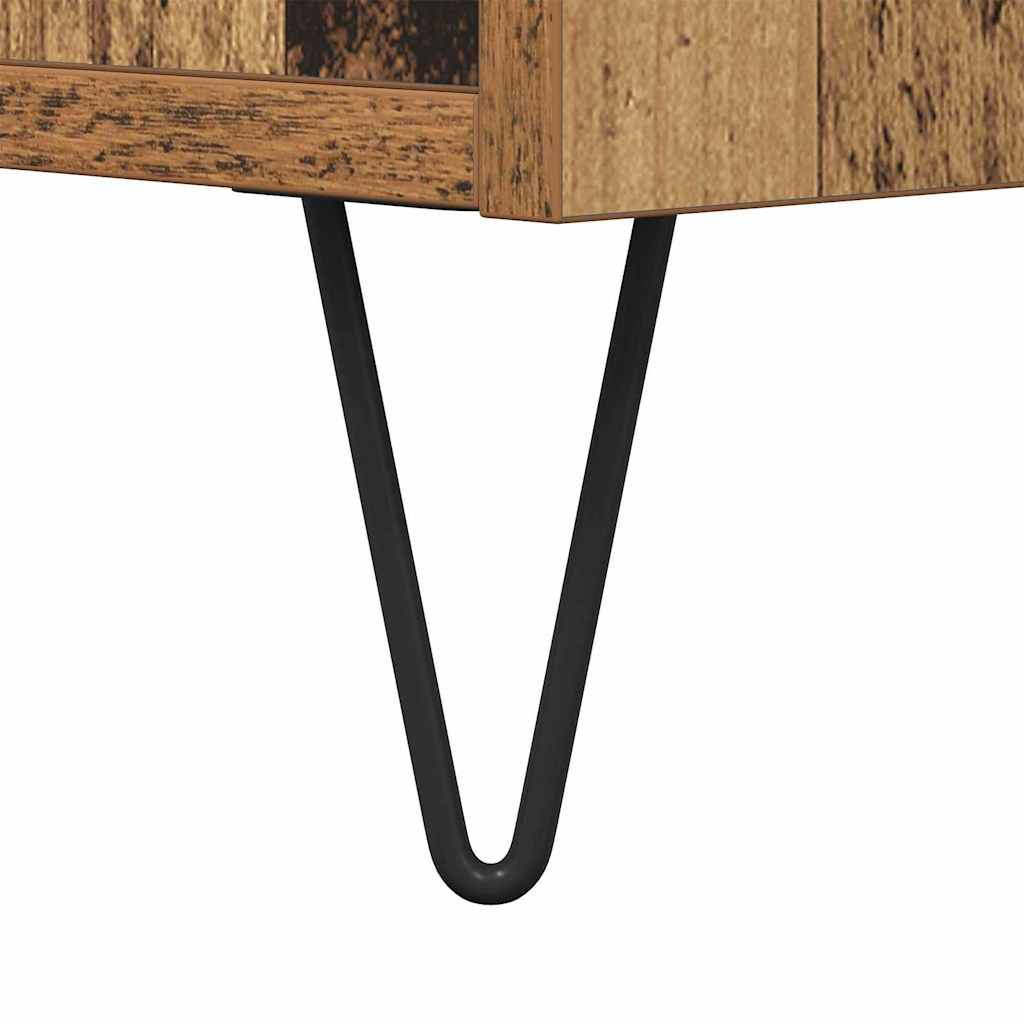 Kava Stol Staro drvo 80 x 80 x 36,5 cm Konstruirano drvo