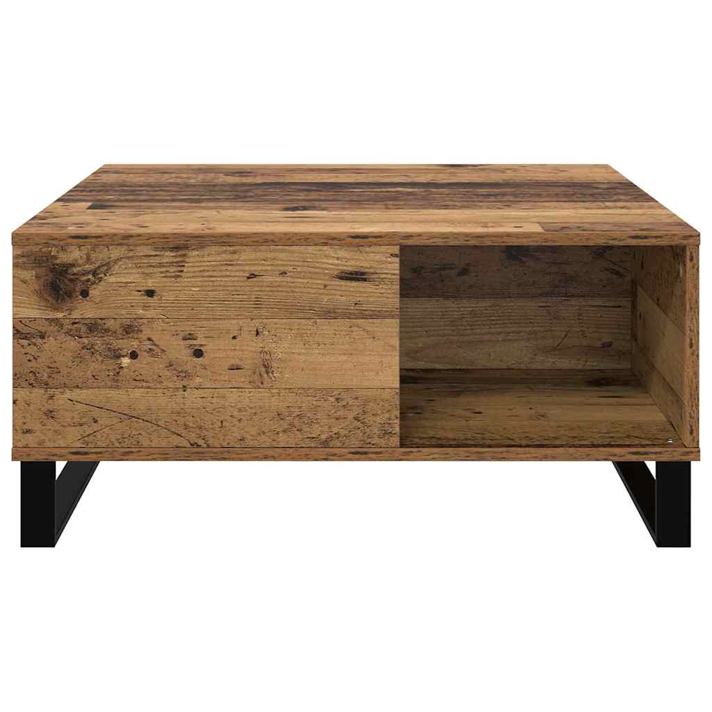 Kava Stol Staro drvo 80 x 80 x 36,5 cm Konstruirano drvo