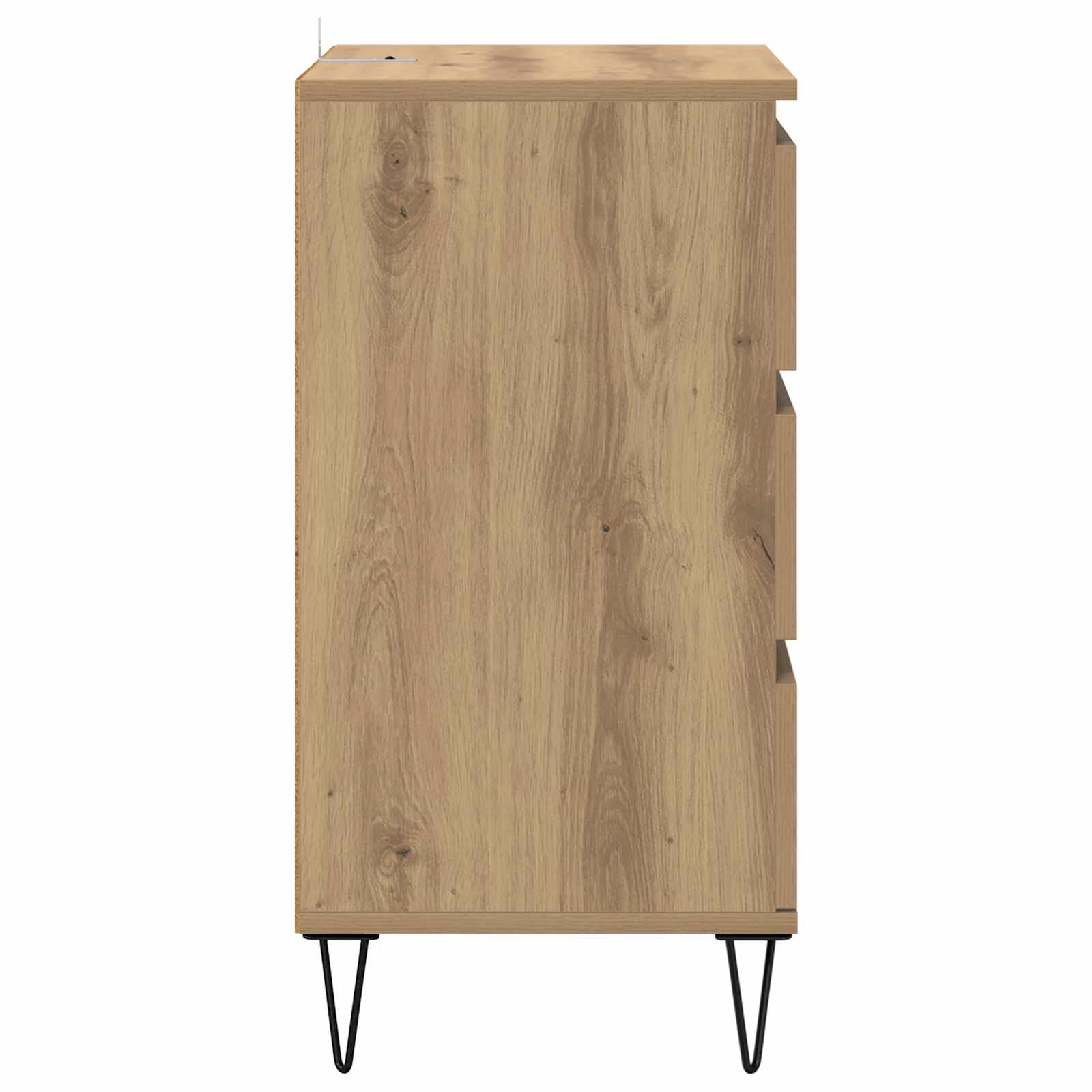 Kreveta Umjetnički hrast 40 x 35 x 70 cm Obrađeno drvo i čelik