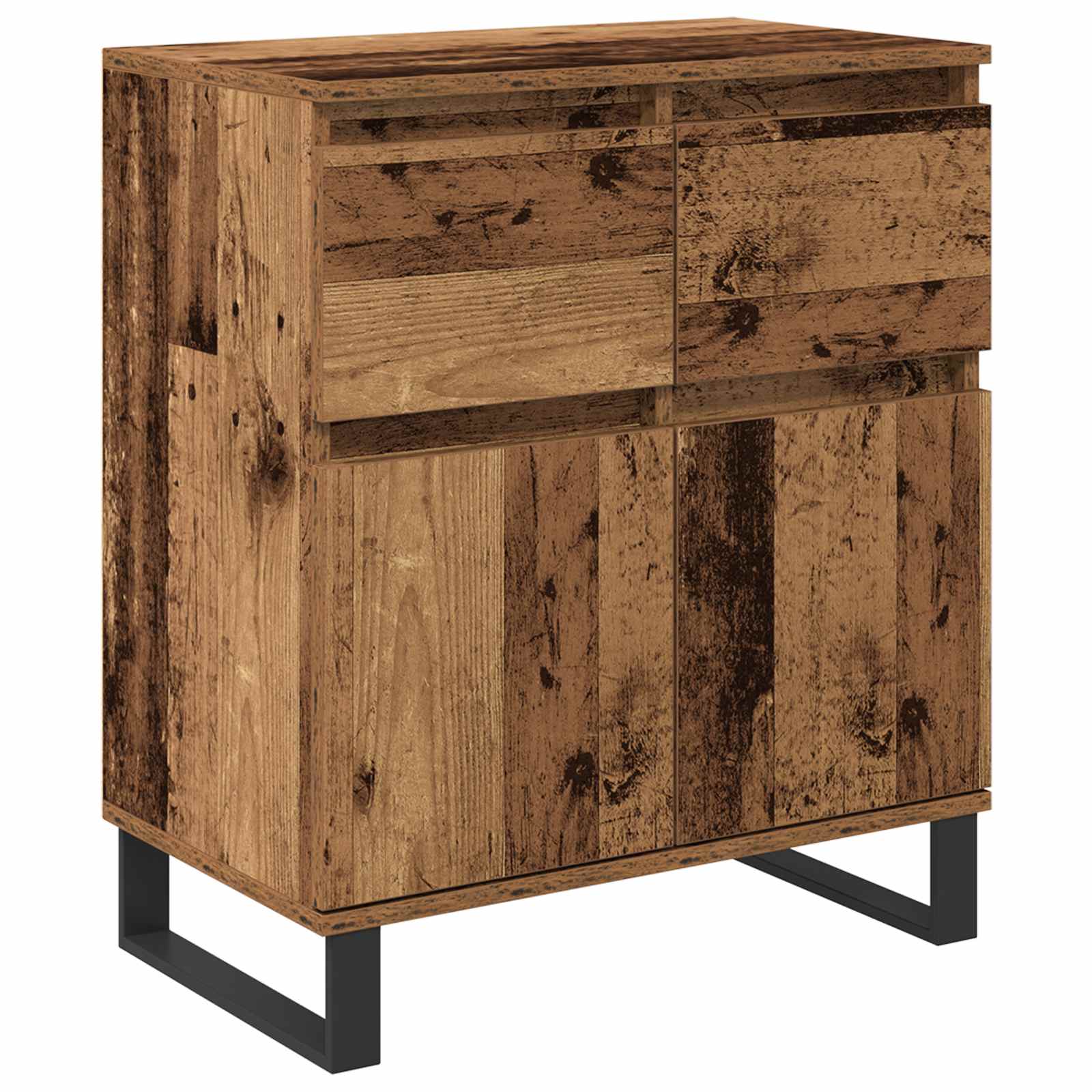 Kreveta Staro drvo 60 x 35 x 70 cm Obrađeno drvo i čelik