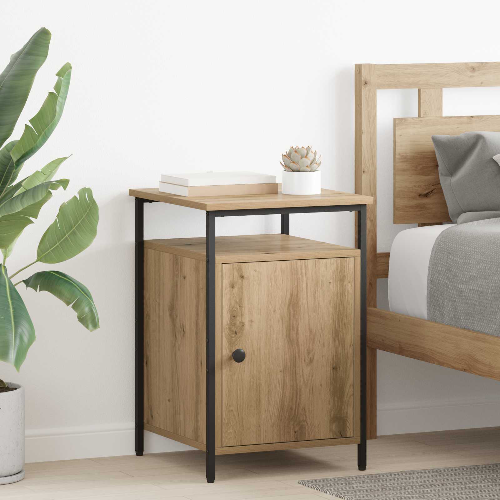 Noćni ormar 2 pcs Umjetnički hrast 40 x 42 x 60cm