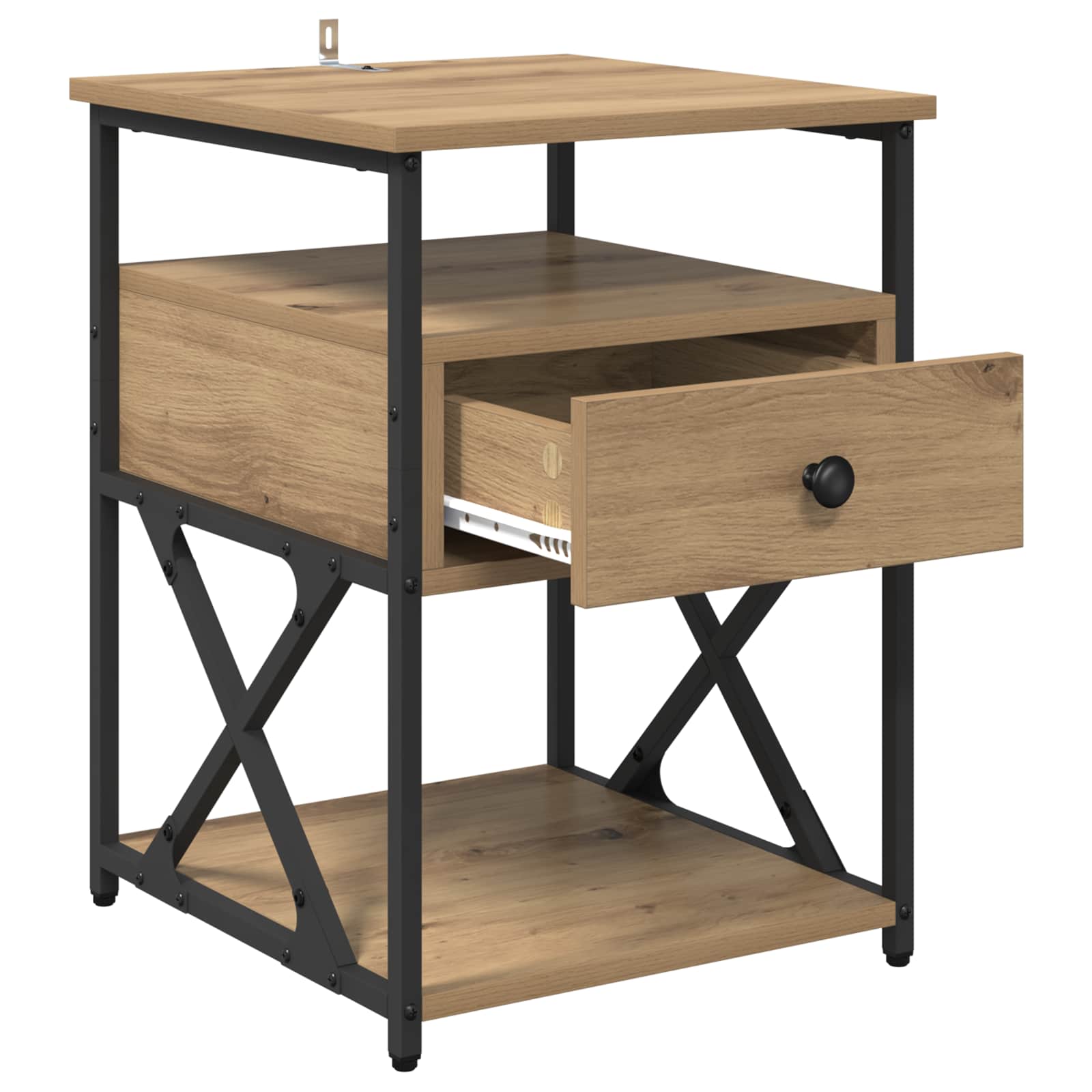 Noćni ormar s ladicama 2 pcs Umjetnički hrast 40 x 42 x 55 cm