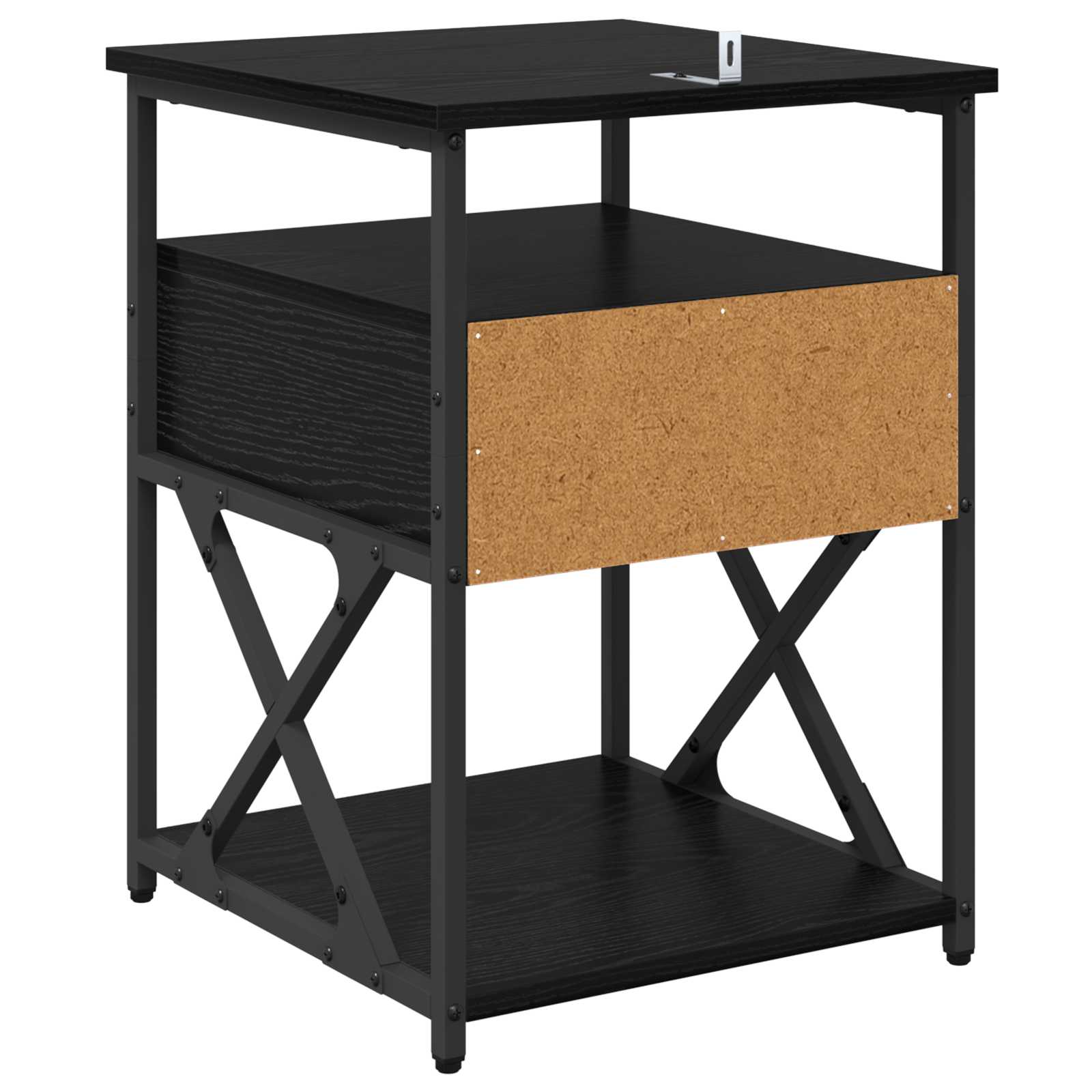 Noćni ormar Crni hrast 40 x 42 x 55 cm Konstruirano drvo
