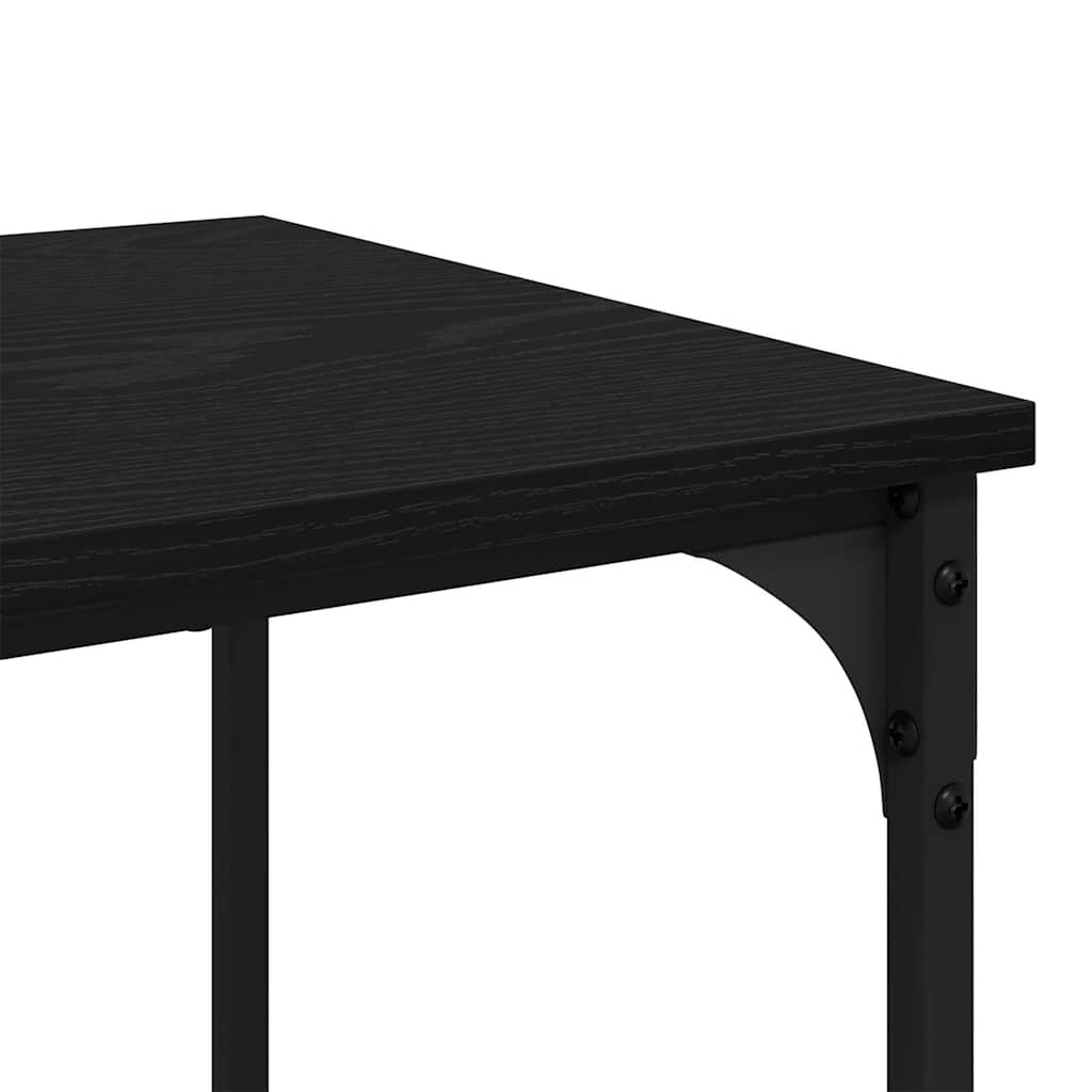Kava Stol Crni hrast 40 x 40 x 55 cm Konstruirano drvo
