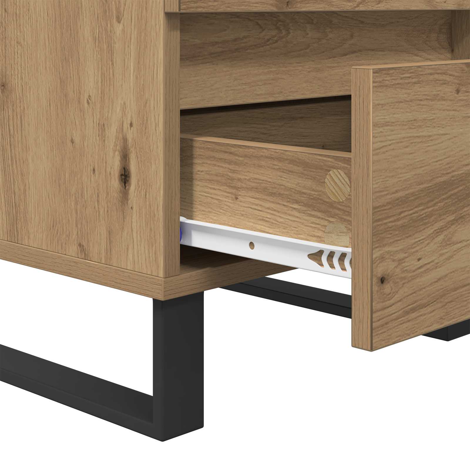 Noćni ormar s ladicama 2 pcs Umjetnički hrast 40 x 35 x 50 cm